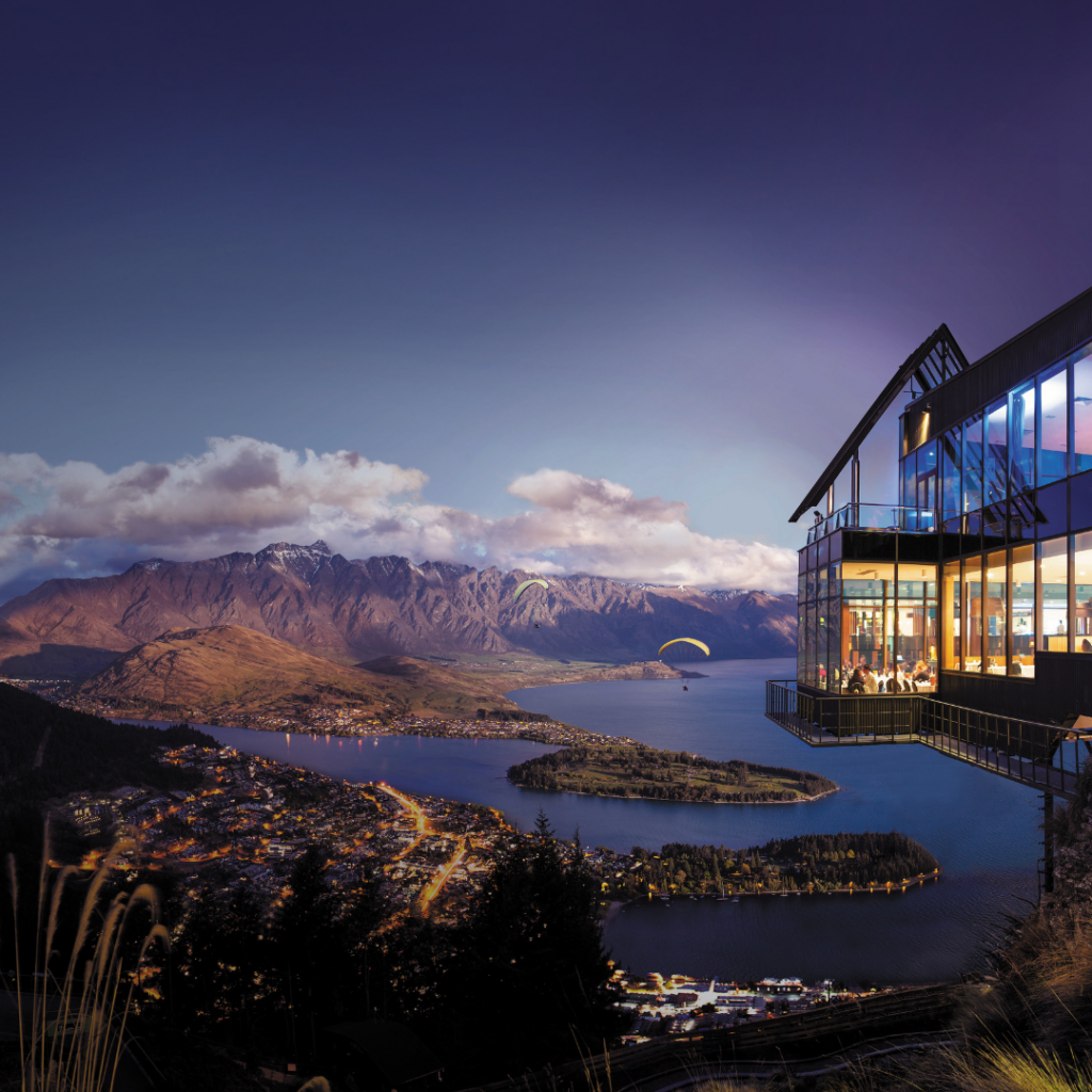 Skyline Gondola Queenstown panoramic lake views